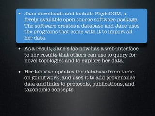 Towards a Simple, Standards-Compliant, and Generic Phylogenetic Database