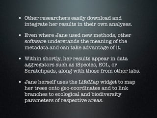 Towards a Simple, Standards-Compliant, and Generic Phylogenetic Database