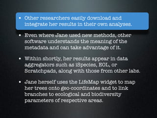 Towards a Simple, Standards-Compliant, and Generic Phylogenetic Database