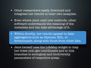 Towards a Simple, Standards-Compliant, and Generic Phylogenetic Database