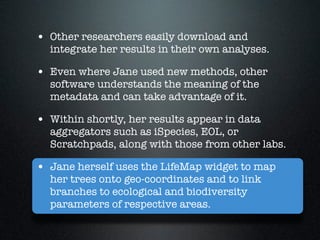 Towards a Simple, Standards-Compliant, and Generic Phylogenetic Database