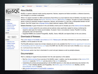 Towards a Simple, Standards-Compliant, and Generic Phylogenetic Database