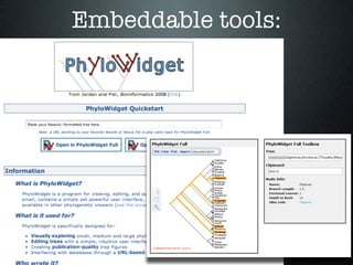 Towards a Simple, Standards-Compliant, and Generic Phylogenetic Database
