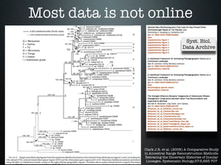 Towards a Simple, Standards-Compliant, and Generic Phylogenetic Database
