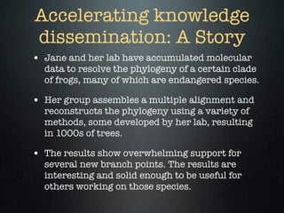 Towards a Simple, Standards-Compliant, and Generic Phylogenetic Database