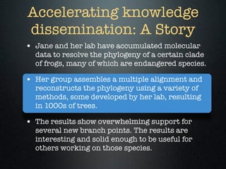 Towards a Simple, Standards-Compliant, and Generic Phylogenetic Database
