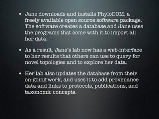Towards a Simple, Standards-Compliant, and Generic Phylogenetic Database