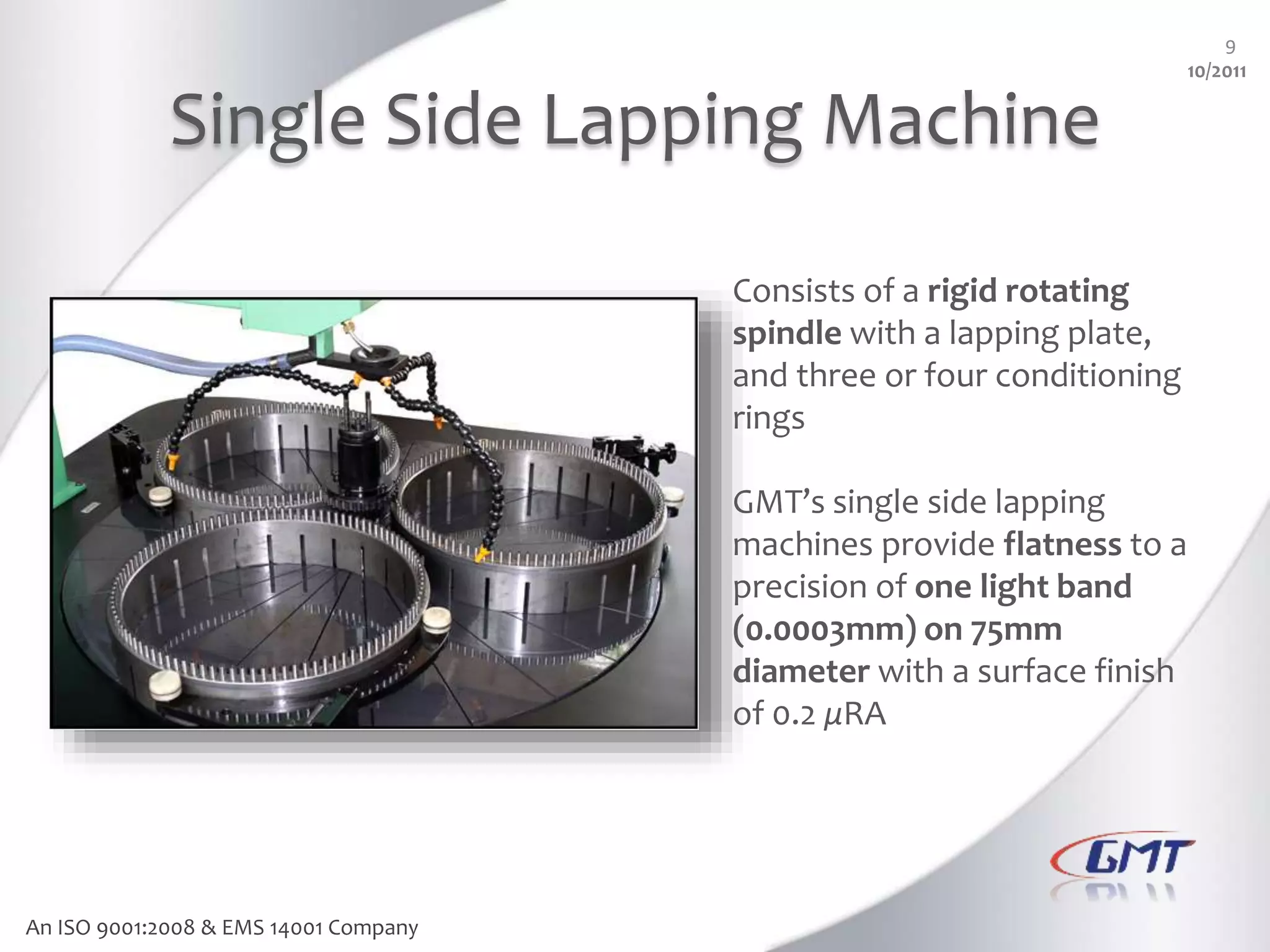 Lapping Machine Process And Application PPTX Lapping Machine Process And Application PPTX