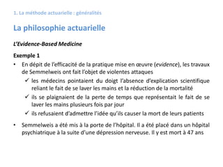 L Approche Actuarielle Dans La Prise De Decision