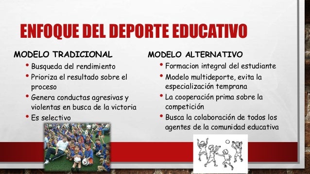 La practica del deporte educativo