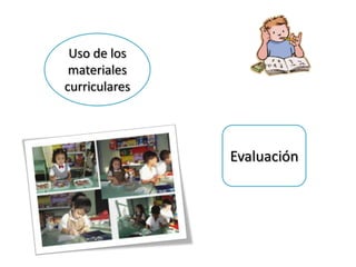 Uso de los
 materiales
curriculares




               Evaluación
 