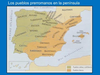 Los pueblos prerromanos en la península

 
