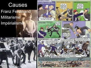 Causes Franz Ferdinand Militarisme Imp érialisme 