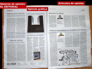 Géneros de opinión:EL EDITORIAL
