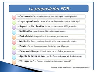 Profesora: Micaela Uribe Córdova / Blog: maestrosenaccion2011
 