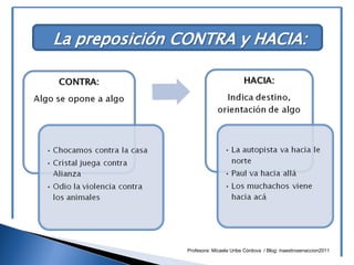 Profesora: Micaela Uribe Córdova / Blog: maestrosenaccion2011
 