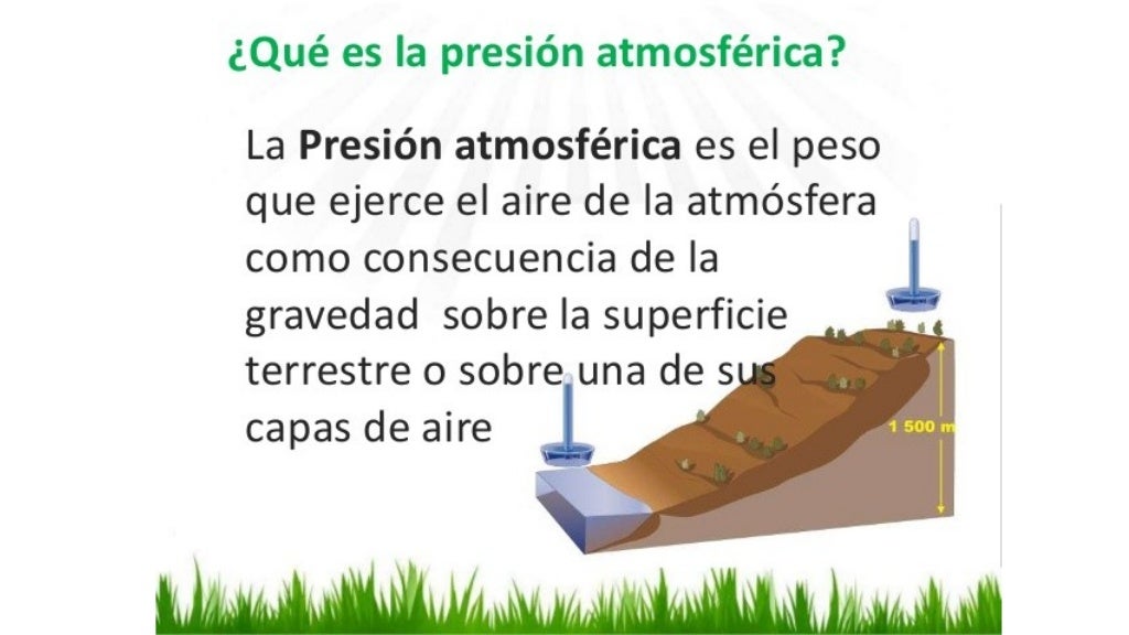 La presión atmosférica y el viento La presión atmosférica y el viento