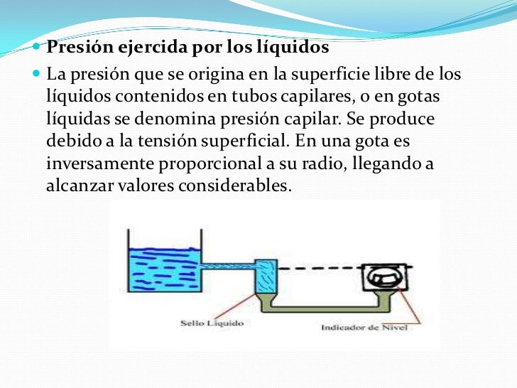 La presion La presion