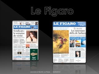 06/05/2014Leonardo et Beatriz- La Presse