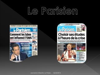 06/05/2014Leonardo et Beatriz- La Presse