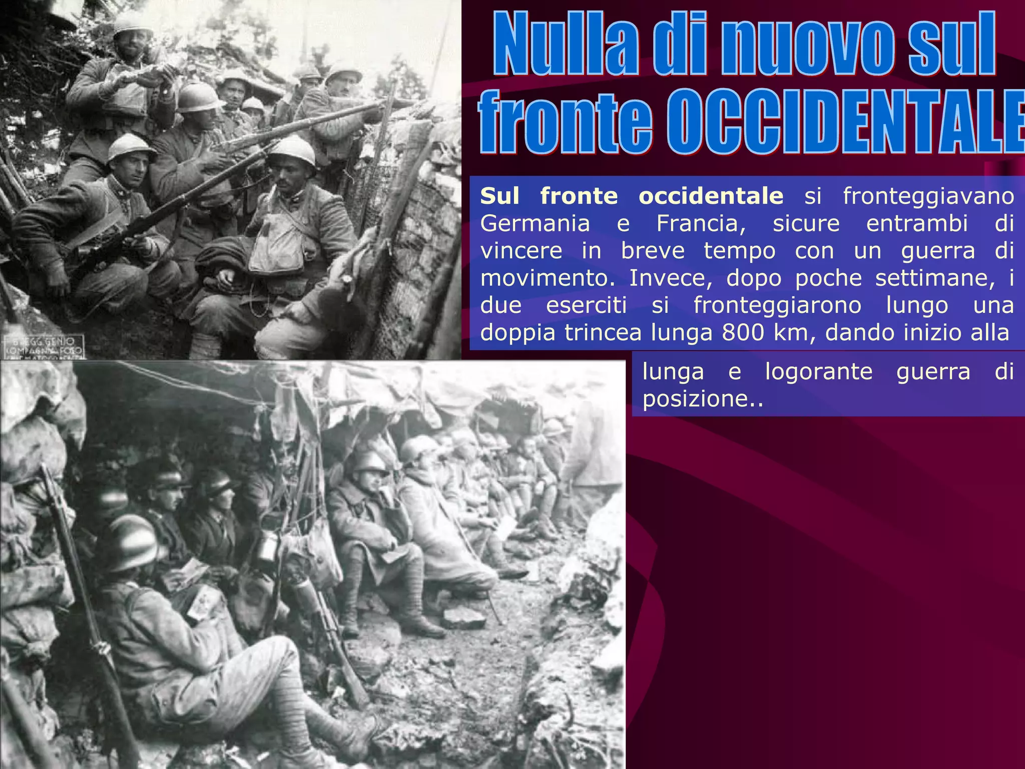 La prima guerra mondiale | PPT