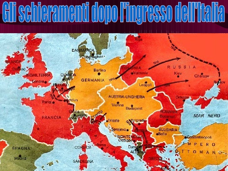 Paesi Coinvolti Nella Prima Guerra Mondiale La prima guerra mondiale