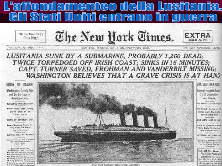 Entrata In Guerra Usa Prima Guerra Mondiale La prima guerra mondiale