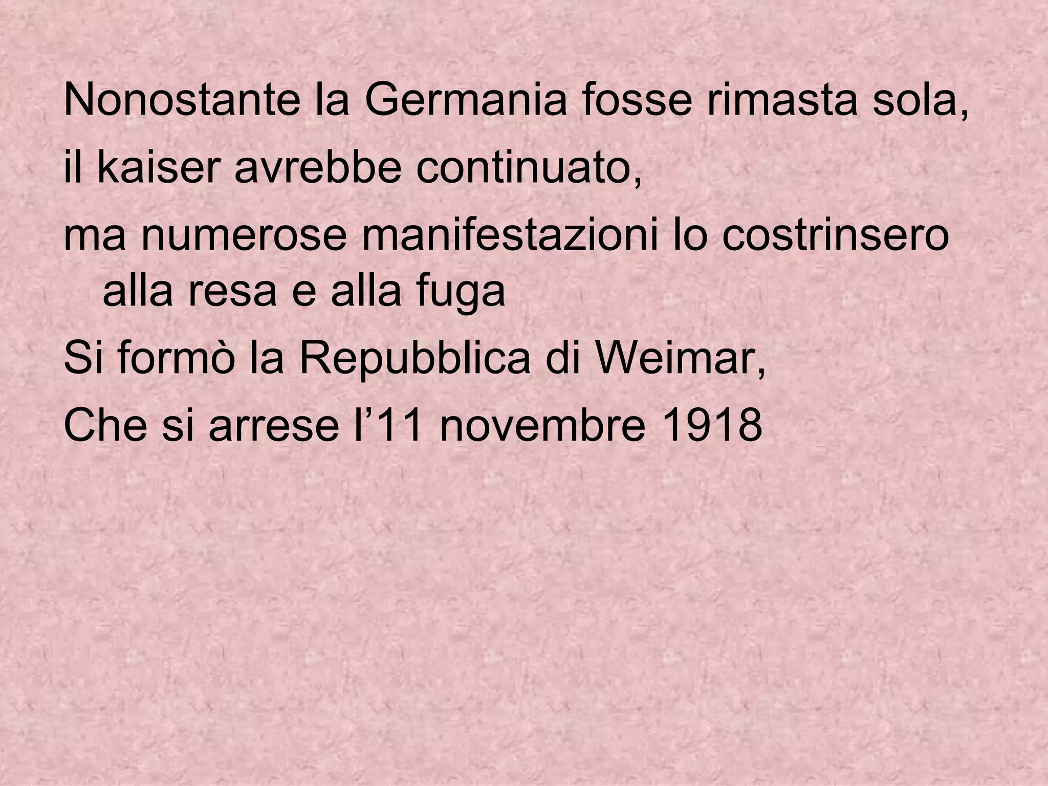 Come Si Conclude La Prima Guerra Mondiale La Prima Guerra Mondiale | PPT