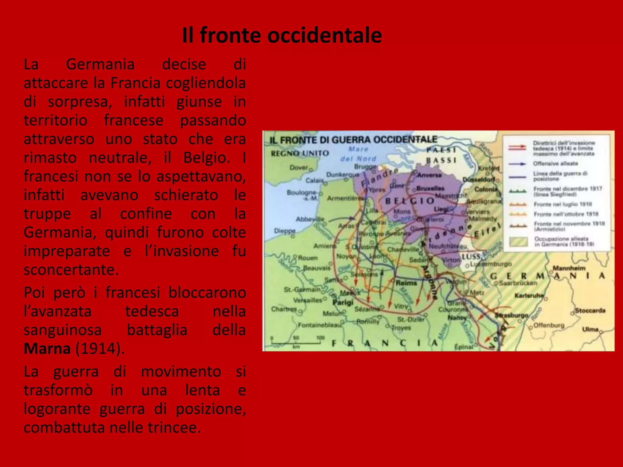 La prima guerra mondiale | PPTX