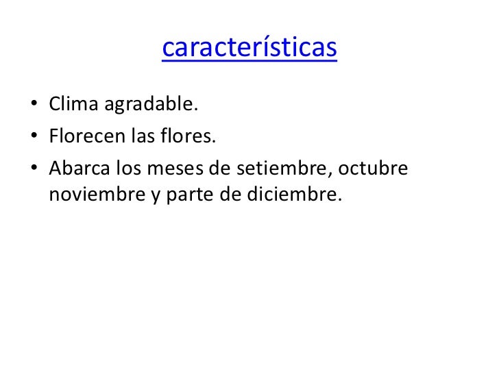 Cuáles Son Las Características De La Primavera es.slideshare.net