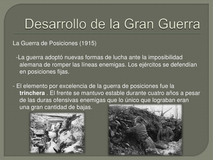 La Gran Guerra (1914-1918)