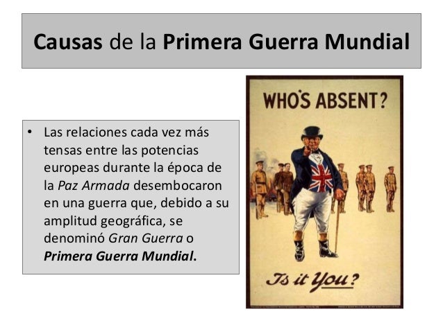 La primera guerra mundial