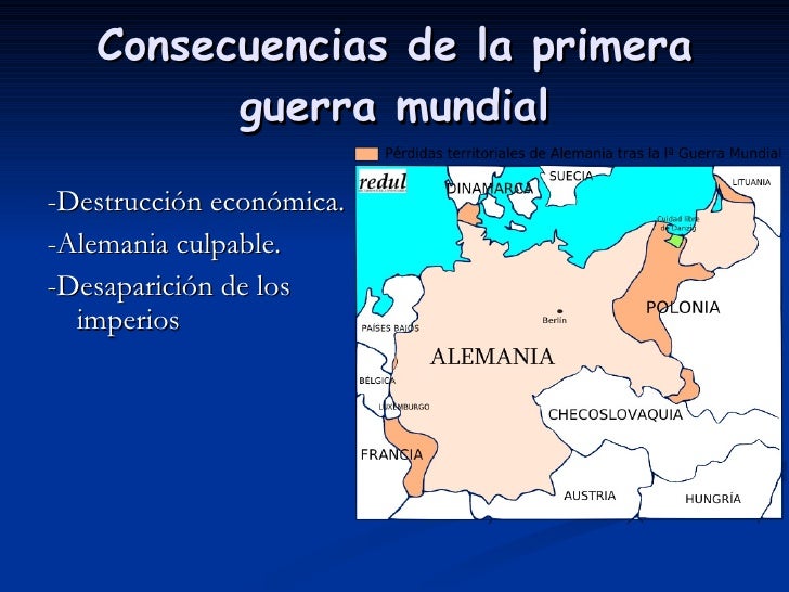 La Primera Guerra Mundial Y Sus Consecuencias