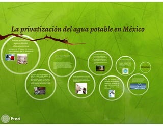 La privatizacion del agua potable en Mexico 
.. ..... . 
 