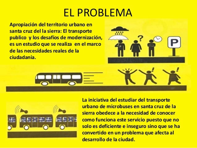 La problemática del transporte urbano en santa cruz