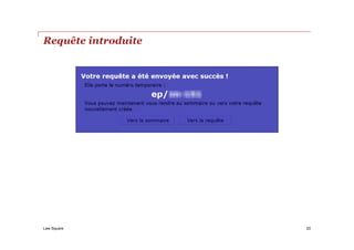 Law Square
Requête introduite
20
 