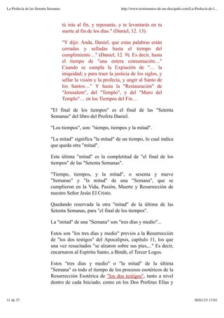 La profecía de las setenta semanas PDF