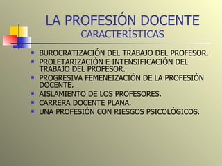 La profesión docente | PPT