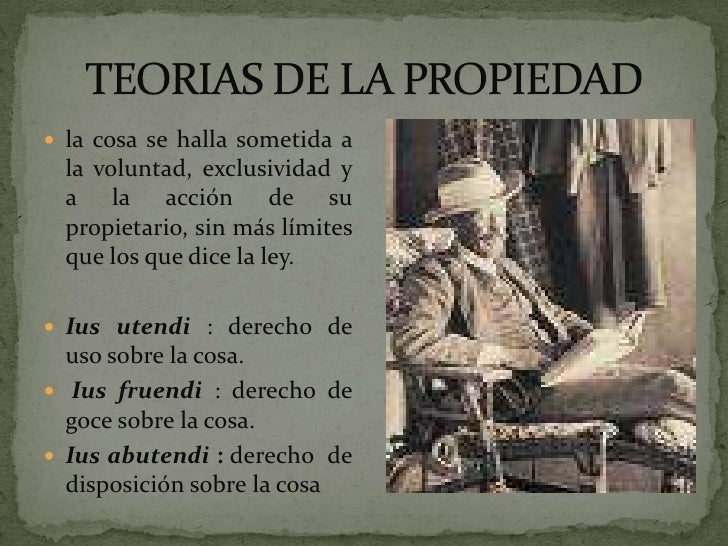 Teoria de la propiedad