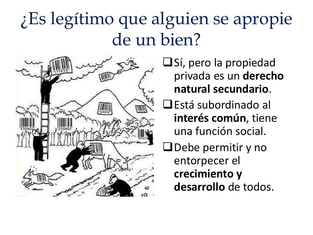 La doctrina social de la iglesia y la propiedad privada