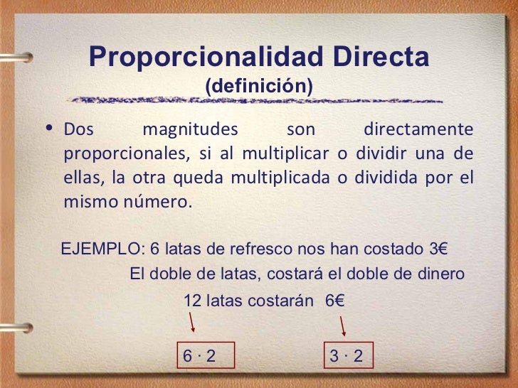SECUENCIA 9. Sesión 1. Relaciones de proporcionalidad