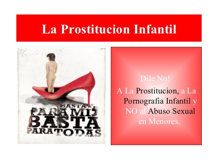 Resultado de imagen para imagen no ala prostituciÃ³n infantil