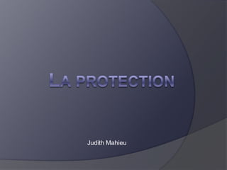 La protection,[object Object],Judith Mahieu,[object Object]