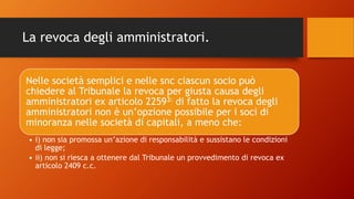 LA PROTEZIONE LEGALE DEL SOCIO DI MINORANZA.