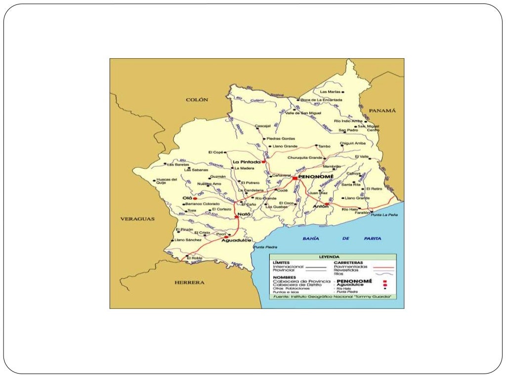 La provincia de coclé