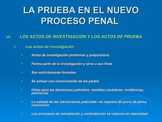APLICACION DE LA PRUEBA EN EL PROCESO PENAL | PPT