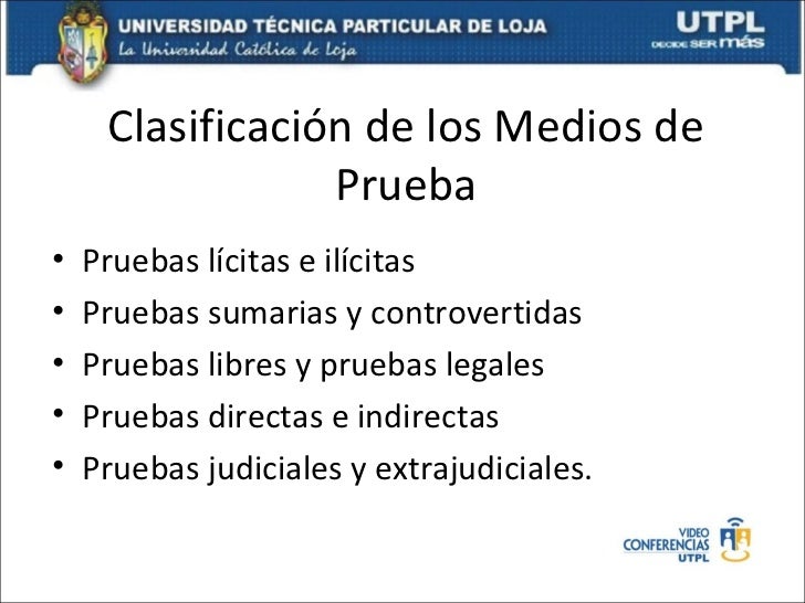 La prueba en el proceso penal