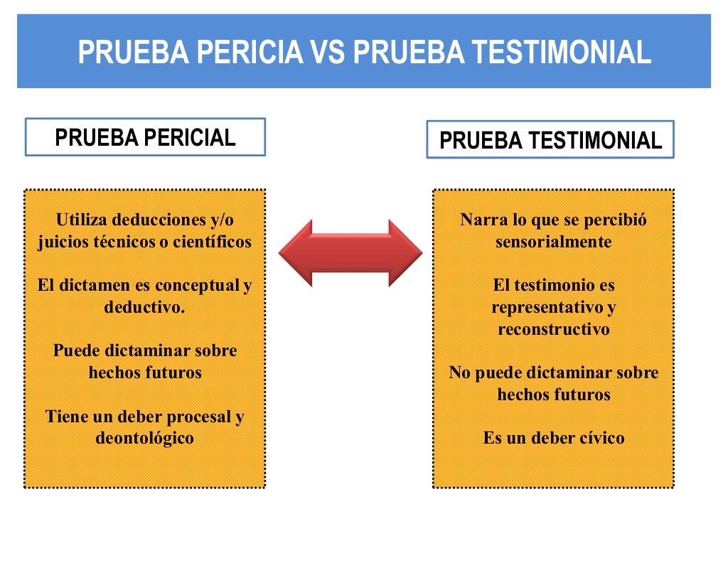 La Prueba Pericial