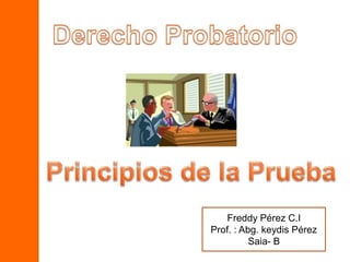 Freddy Pérez C.I
Prof. : Abg. keydis Pérez
Saia- B
 