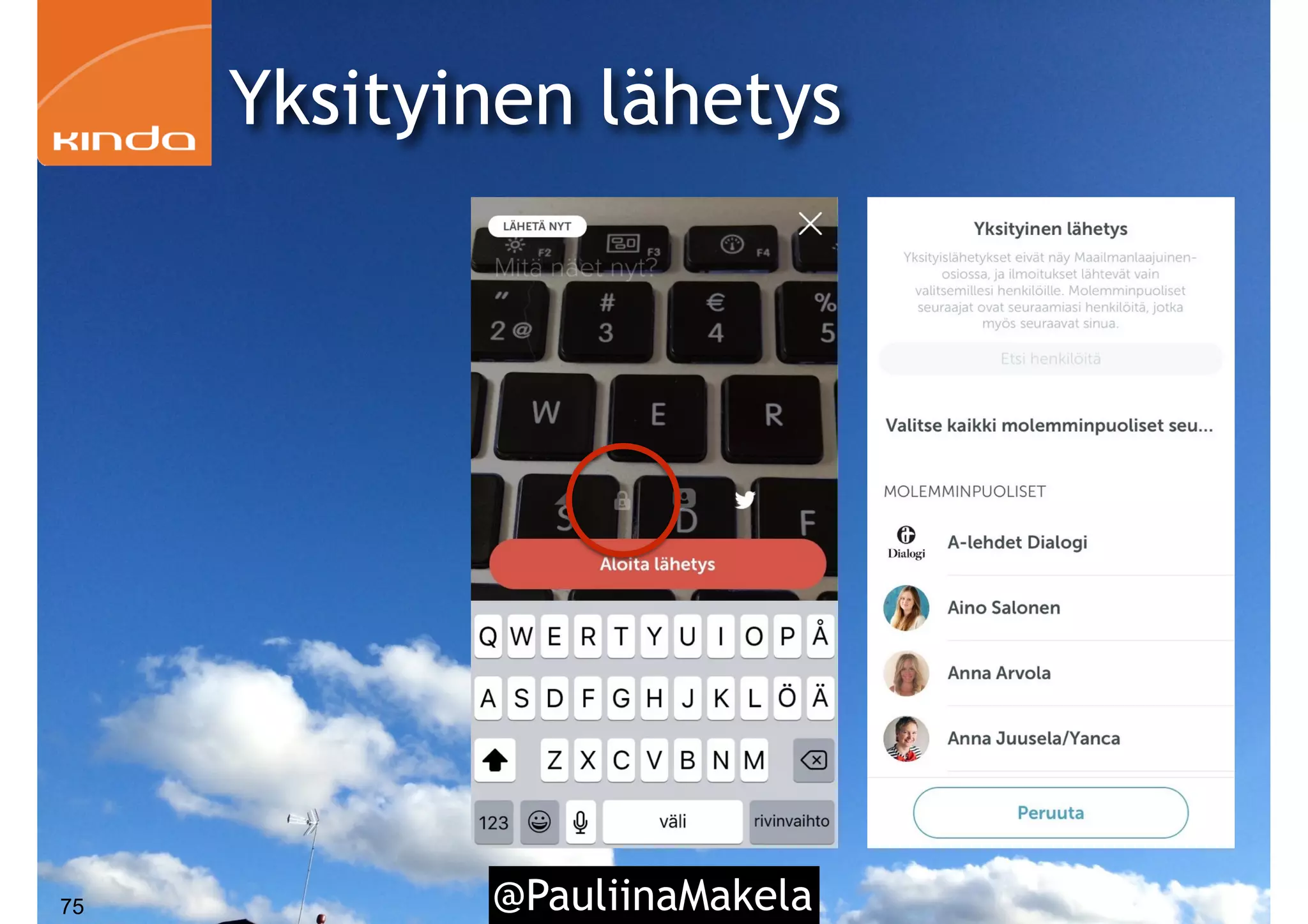 @PauliinaMakela75
Yksityinen lähetys
 